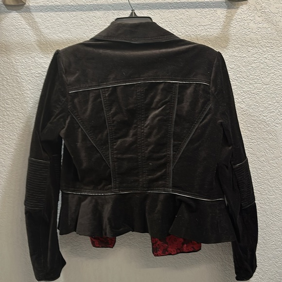 White House Black Market 2 pc Velvet suit sz 6 - Picture 2 of 8